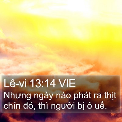Lê-vi 13:14 VIE Bible Verse Image