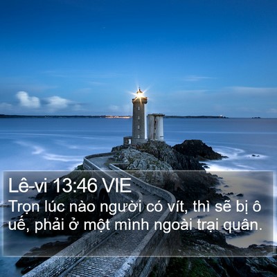 Lê-vi 13:46 VIE Bible Verse Image