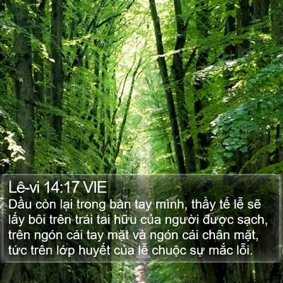 Lê-vi 14:17 VIE Bible Verse Image