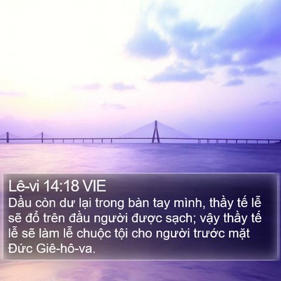 Lê-vi 14:18 VIE Bible Verse Image