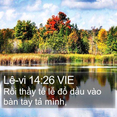 Lê-vi 14:26 VIE Bible Verse Image