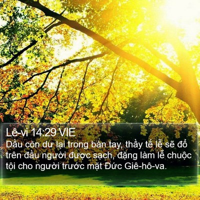 Lê-vi 14:29 VIE Bible Verse Image