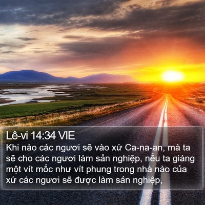 Lê-vi 14:34 VIE Bible Verse Image
