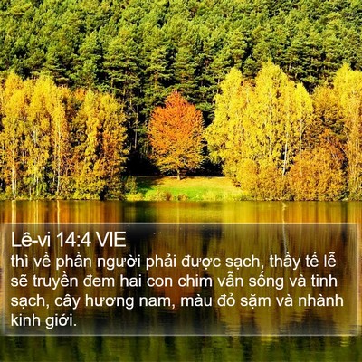 Lê-vi 14:4 VIE Bible Verse Image