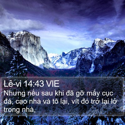 Lê-vi 14:43 VIE Bible Verse Image
