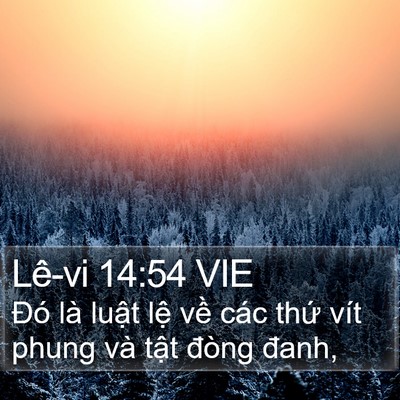 Lê-vi 14:54 VIE Bible Verse Image