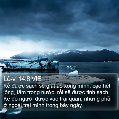 Lê-vi 14:8 VIE Bible Verse Image