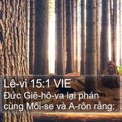 Lê-vi 15:1 VIE Bible Verse Image