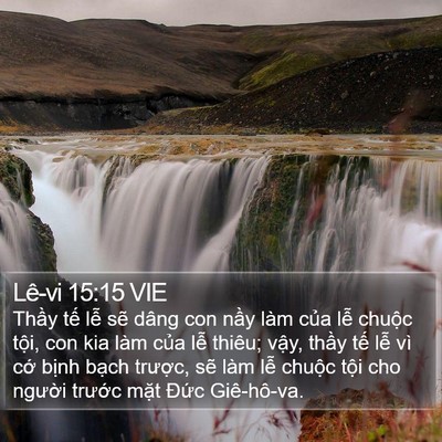 Lê-vi 15:15 VIE Bible Verse Image
