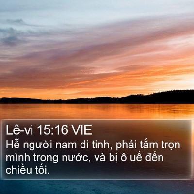 Lê-vi 15:16 VIE Bible Verse Image