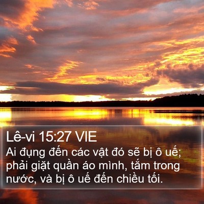 Lê-vi 15:27 VIE Bible Verse Image