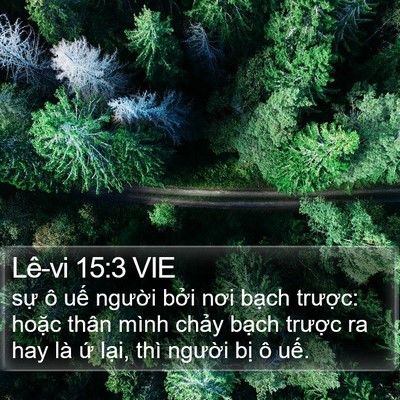 Lê-vi 15:3 VIE Bible Verse Image