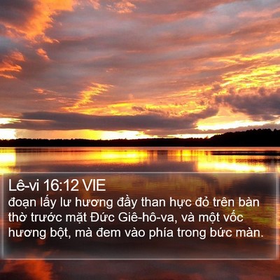 Lê-vi 16:12 VIE Bible Verse Image