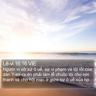 Lê-vi 16:16 VIE Bible Verse Image