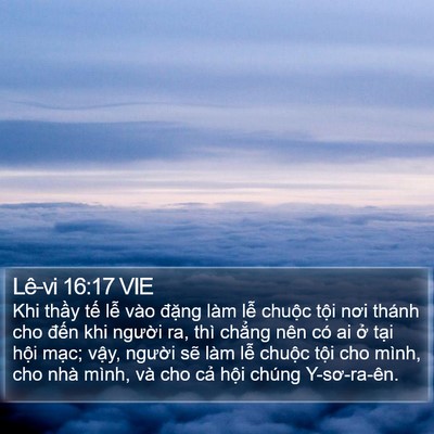 Lê-vi 16:17 VIE Bible Verse Image