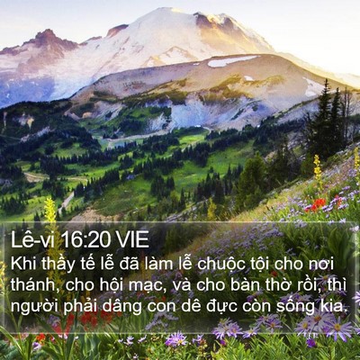 Lê-vi 16:20 VIE Bible Verse Image