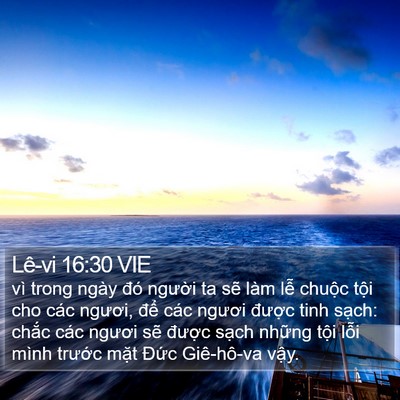 Lê-vi 16:30 VIE Bible Verse Image