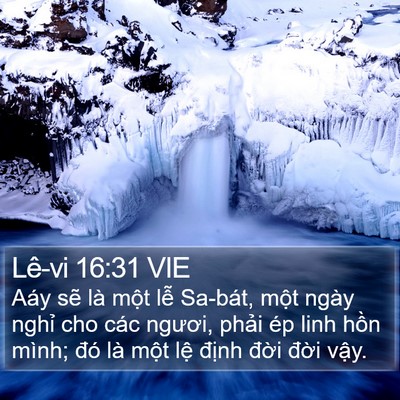 Lê-vi 16:31 VIE Bible Verse Image