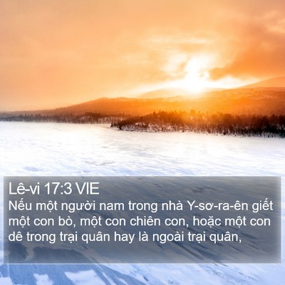 Lê-vi 17:3 VIE Bible Verse Image