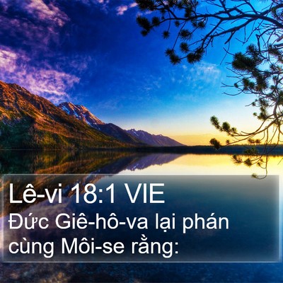 Lê-vi 18:1 VIE Bible Verse Image