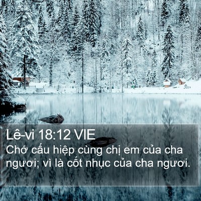 Lê-vi 18:12 VIE Bible Verse Image