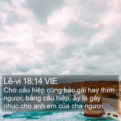 Lê-vi 18:14 VIE Bible Verse Image