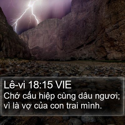 Lê-vi 18:15 VIE Bible Verse Image