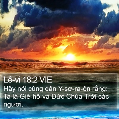 Lê-vi 18:2 VIE Bible Verse Image