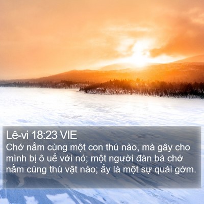 Lê-vi 18:23 VIE Bible Verse Image
