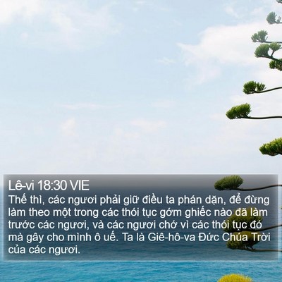 Lê-vi 18:30 VIE Bible Verse Image