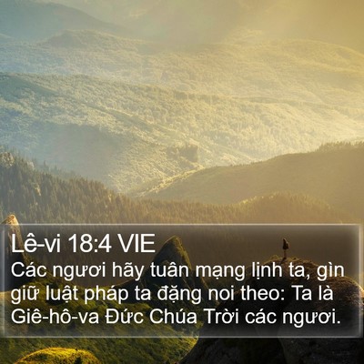 Lê-vi 18:4 VIE Bible Verse Image