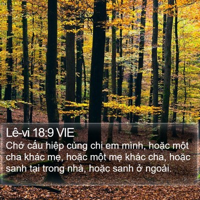 Lê-vi 18:9 VIE Bible Verse Image
