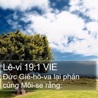Lê-vi 19:1 VIE Bible Verse Image