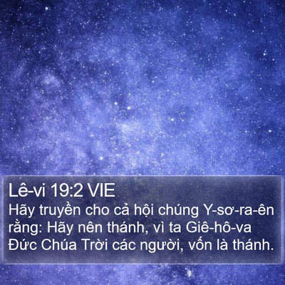 Lê-vi 19:2 VIE Bible Verse Image