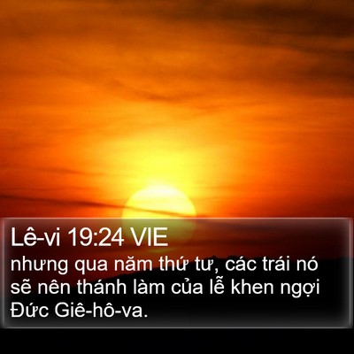 Lê-vi 19:24 VIE Bible Verse Image