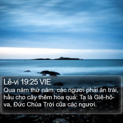 Lê-vi 19:25 VIE Bible Verse Image