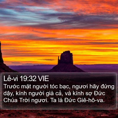 Lê-vi 19:32 VIE Bible Verse Image