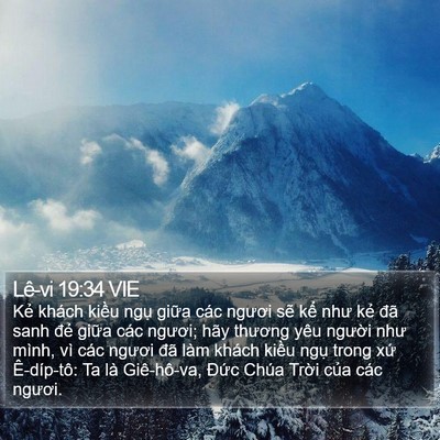 Lê-vi 19:34 VIE Bible Verse Image