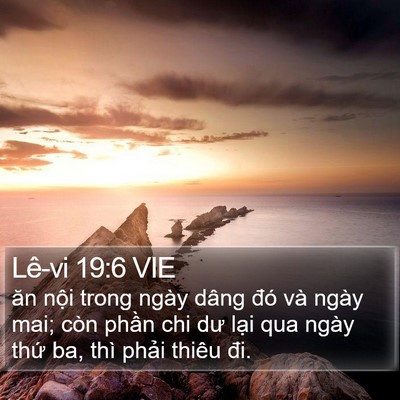 Lê-vi 19:6 VIE Bible Verse Image