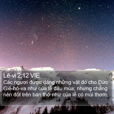 Lê-vi 2:12 VIE Bible Verse Image