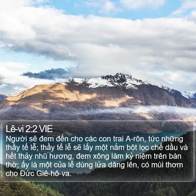 Lê-vi 2:2 VIE Bible Verse Image