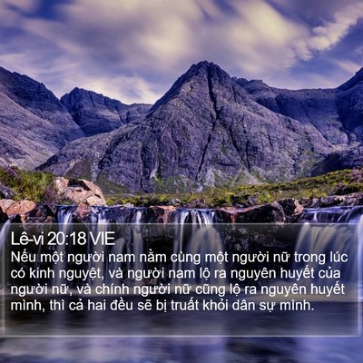 Lê-vi 20:18 VIE Bible Verse Image