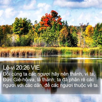 Lê-vi 20:26 VIE Bible Verse Image