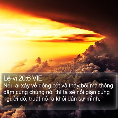 Lê-vi 20:6 VIE Bible Verse Image