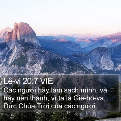 Lê-vi 20:7 VIE Bible Verse Image