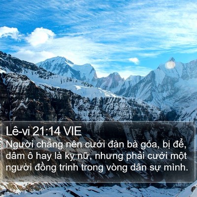 Lê-vi 21:14 VIE Bible Verse Image