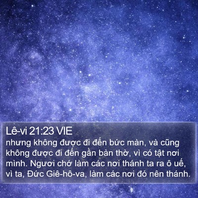 Lê-vi 21:23 VIE Bible Verse Image