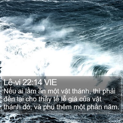 Lê-vi 22:14 VIE Bible Verse Image