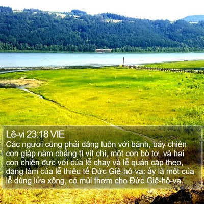 Lê-vi 23:18 VIE Bible Verse Image