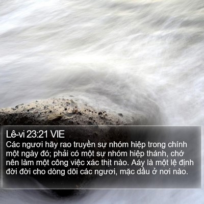 Lê-vi 23:21 VIE Bible Verse Image